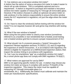 TINT LAWS IN NY, IN DEPTH EXPLANATION FROM DMV
