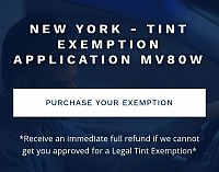 Here you could try to get a tint exemption with doctors approval.